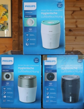 Philips Luftbefeuchter im Vergleich, HU4801 HU4803 HU4813